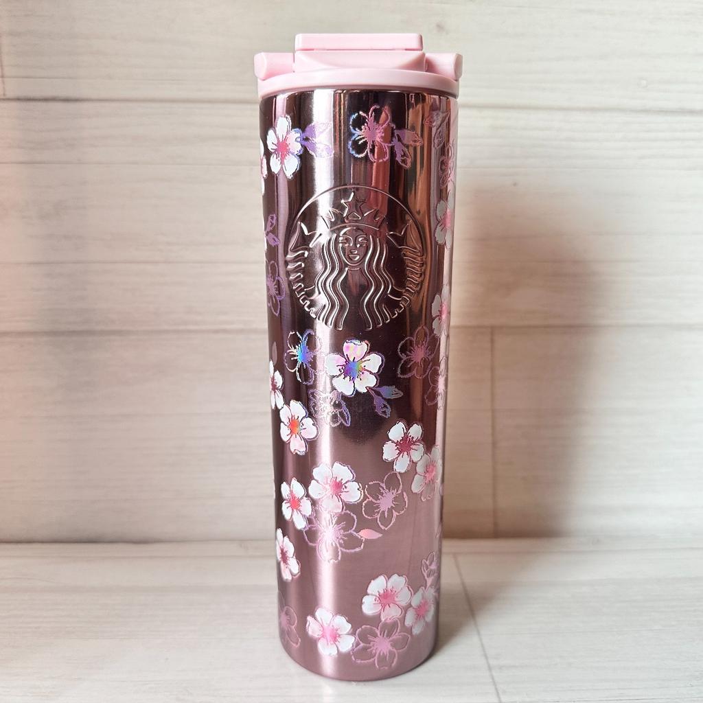 Starbucks Japan SAKURA 2026 Stainless Bottle 16oz 473ml Cherry Blossom Pink