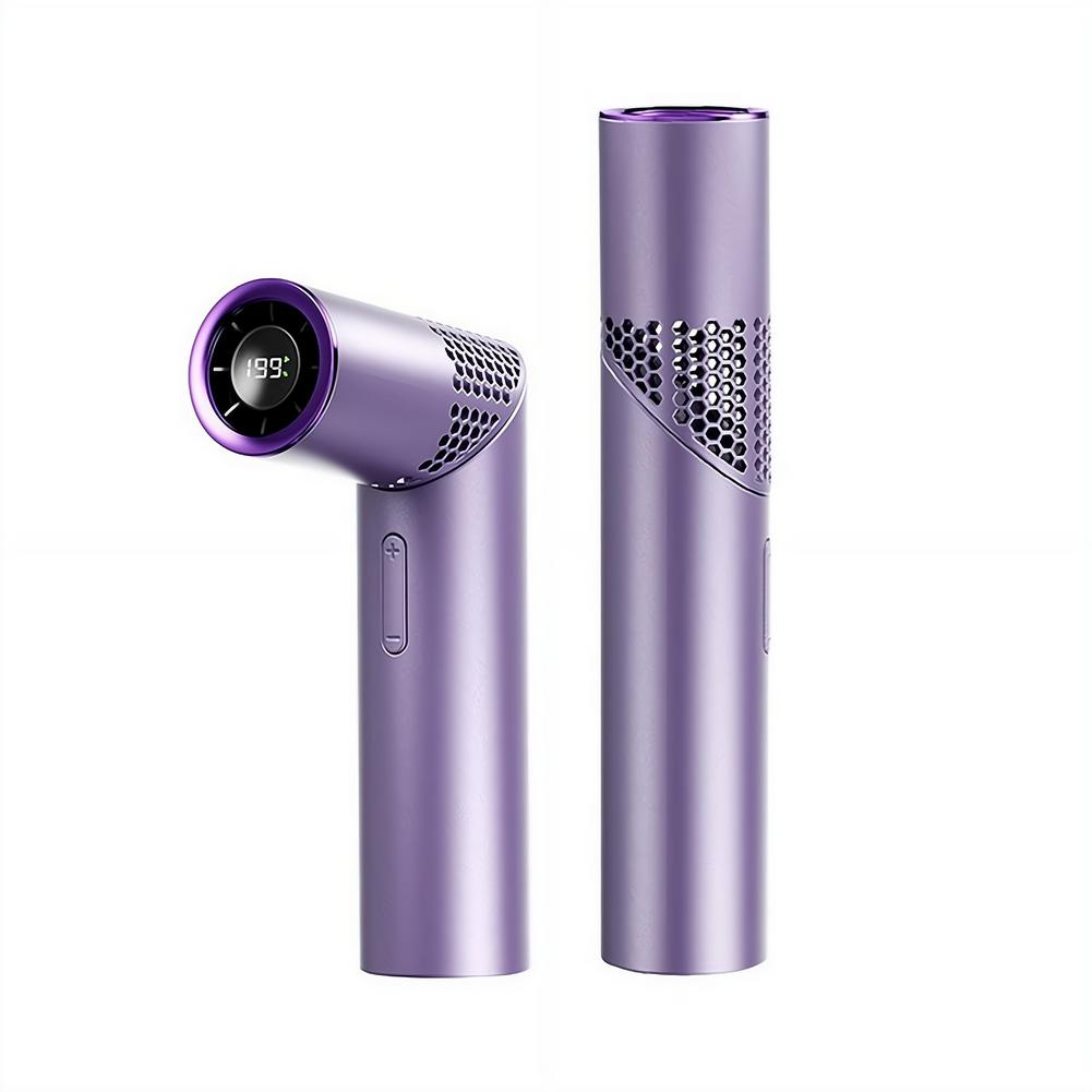 Brushless Motor Large Capacity 3000mAh Portable Charging Folding Lipstick Mini Handheld/Neck Hanging Small Fan 2026 New сливовый