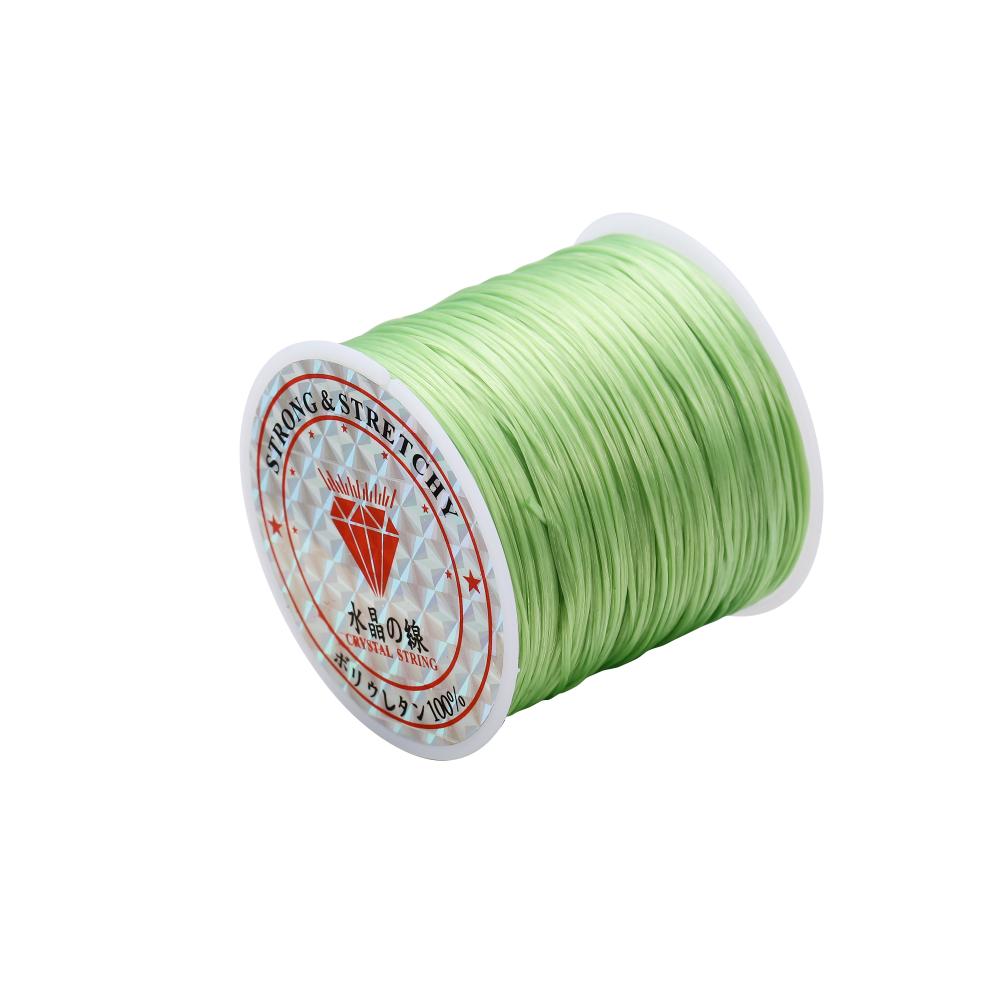 10-40m Roll Strong Elastic Crystal Beading Cord 1mm for Bracelets Stretch Thread String Necklace DIY Jewelry Making Cords Line