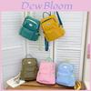 Nursery Kids Dual Color Nylon Backpack With Spacious Compartments For School And Play