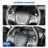 Paddle Shifter Air Conditioning Audio Switch Decoration Protective Cover For Dodge Charger For Challenger 2015 Up  Interior Accessories