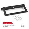 Car Front License Plate Protection Bracket Fixing Frame Mounting Drilling Holder Exterior Artifact Parts Accessories