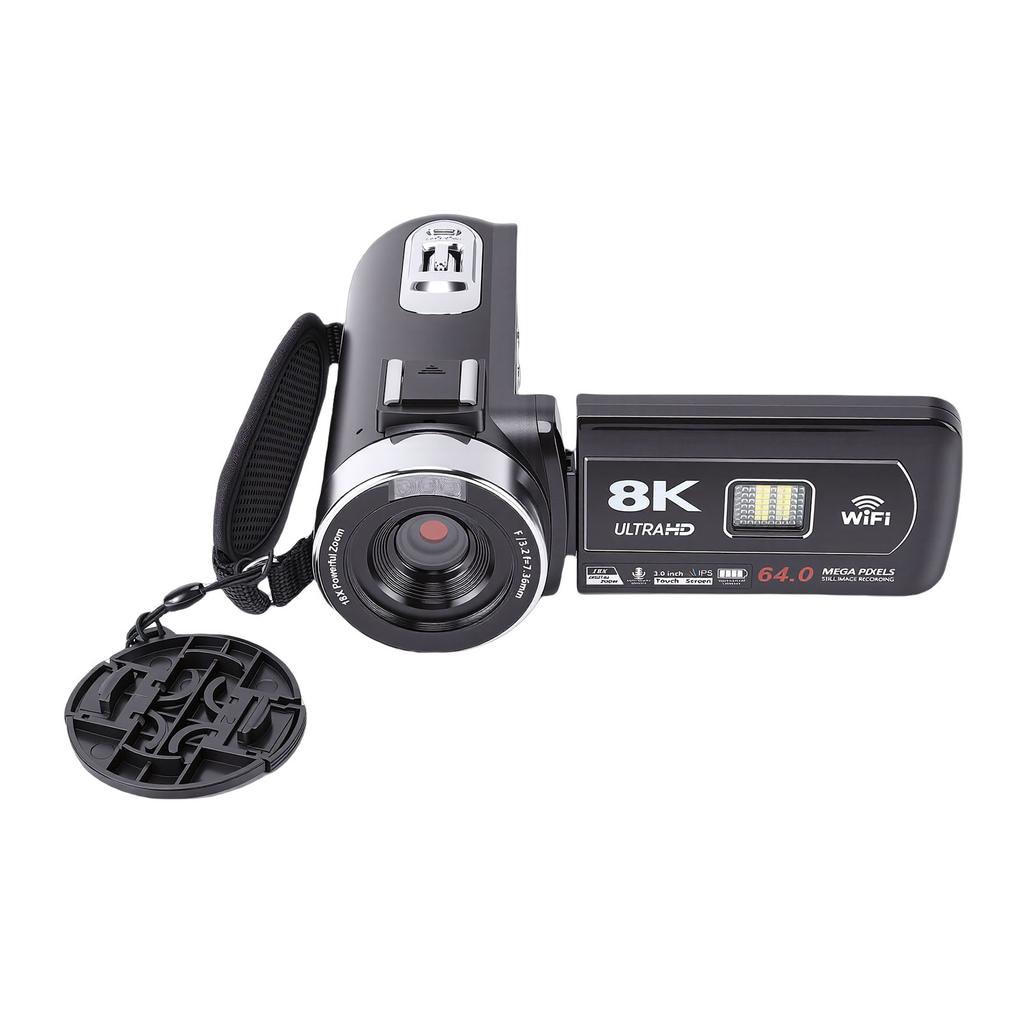 8K Video Camera 3 Inch 18X Digital Zoom Multifunctional 6 P Camcorder for Travel