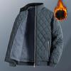 Men's Winter Thick Coat Men's Velvet Jacket with Cotton Jacket for Warmth and Casual Wear