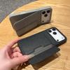 Magnetic Leather Card Holder Phone Case for iPhone 17 Pro Max
