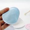 Reusable Bamboo Makeup Remover Pads 12pcs Washable Rounds Cleansing Facial Cotton Make Up Removal Pads Tool
