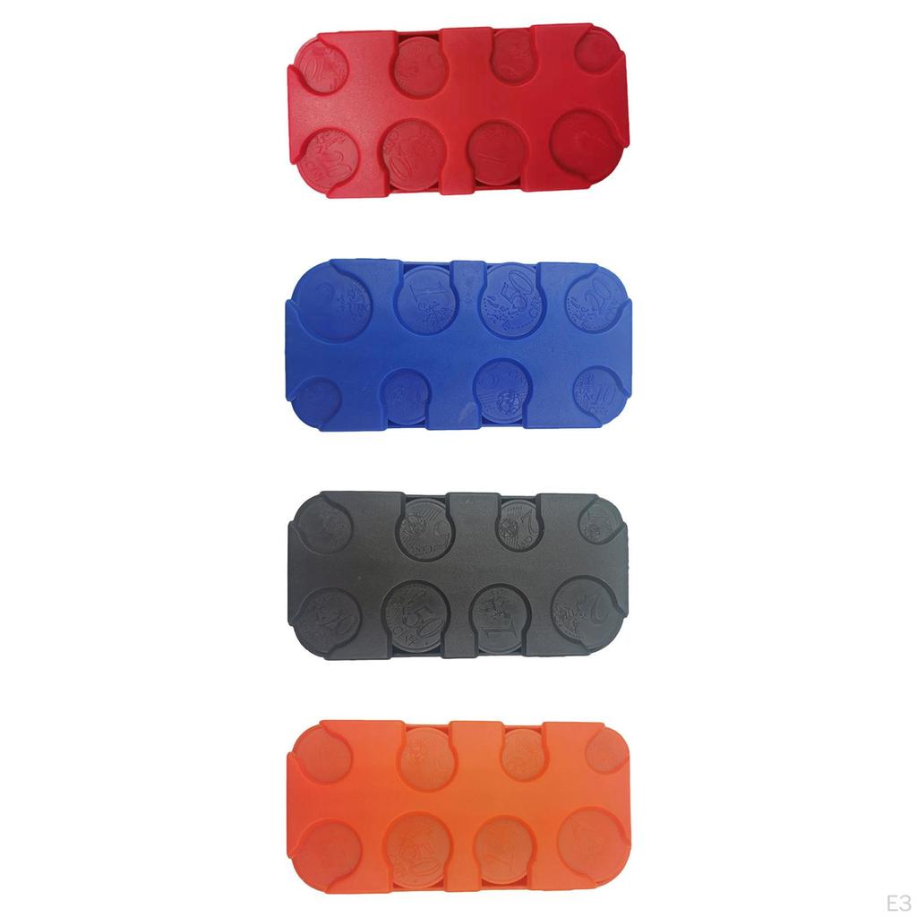 Dispenser Storage Box 1 Cent, 2 5 10 20 50 Cents, Euro And Lidded