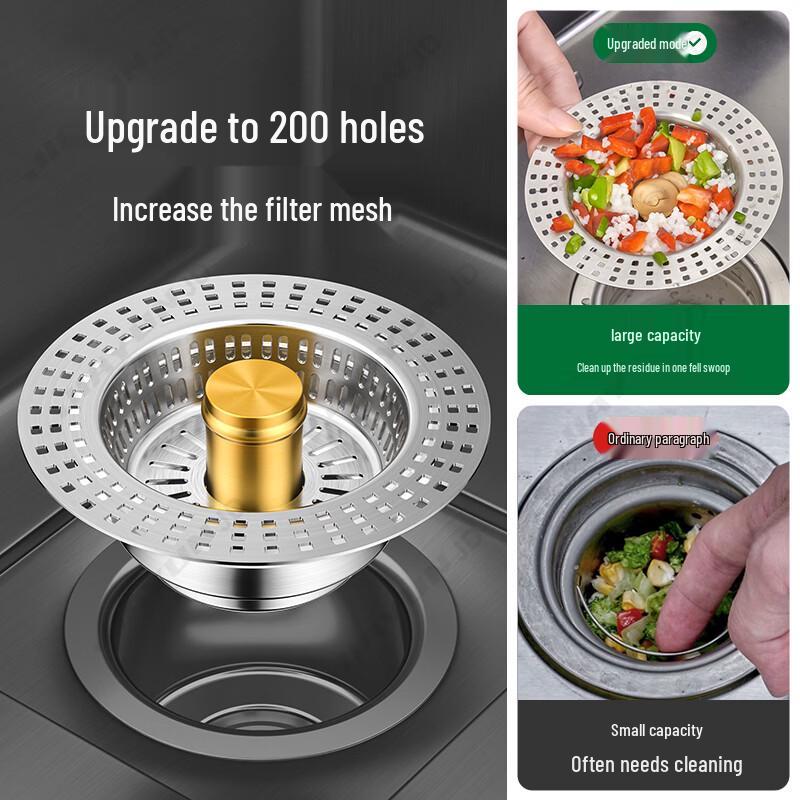 Jiayun 304 Stainless Steel Pop-up Sink Drain Stopper