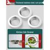 Universal Stainless Steel Kitchen Sink Strainer & Drain Filter