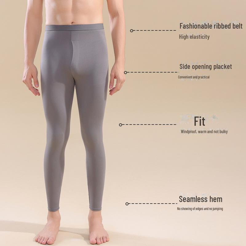 Pánské zimní ultratenké bezešvé termoprádlo s vlastnostmi pro vylepšení pokožky a hřejivými vlastnostmi