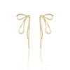 Comelico Atelier Knot Ribbon Earrings