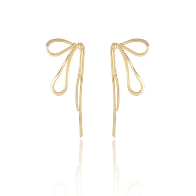 Comelico Atelier Knot Ribbon Earrings