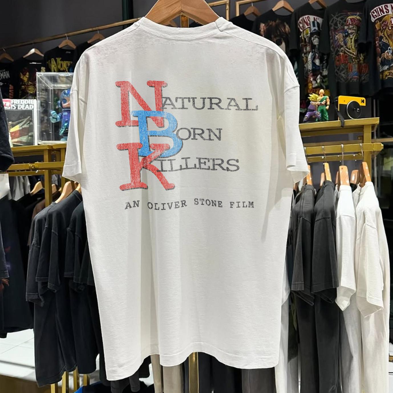 1994 Natural Born Killers Promo T-Shirt White XXL 3XL