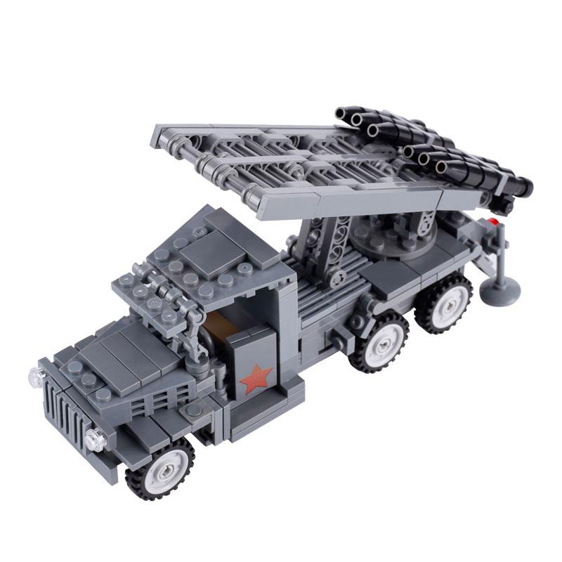 WW2 Military Tank Series Building Blocks German Soviet Union Army Soldier Figures Armored Vehicle Car Cannon Weapon Bricks Toys