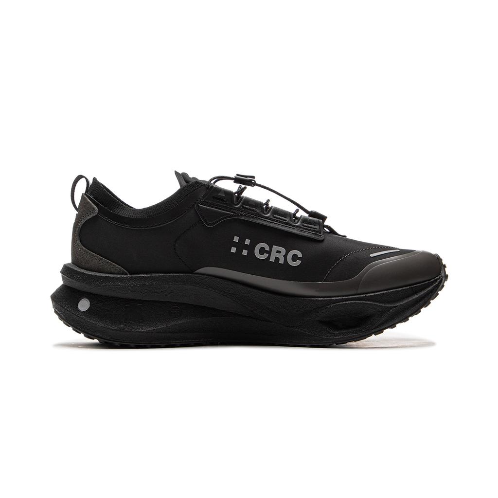 New LiNing Cushioning Low Top Running Shoes Unisex Black AZGV111-1