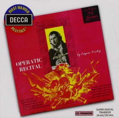 CD CONLEY EUGENE - Operatic Recital -Ltd-  4808145 Non Japan Classical Used