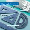 M&G ARL960G0 Aluminum Alloy 4-Piece Ruler Set