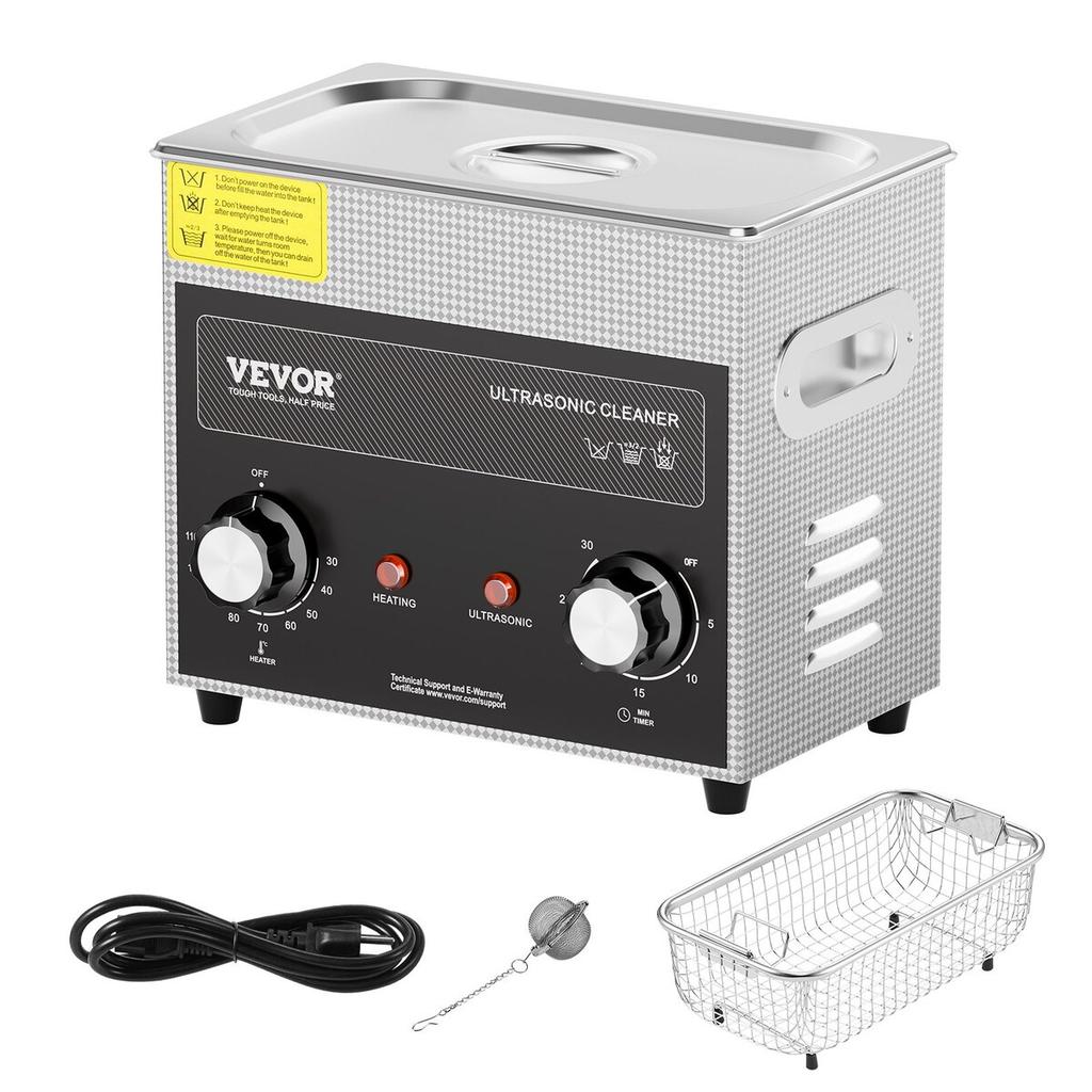 3L Ultrasonic Cleaner with Heater Timer & Basket Digital Sonic Machine
