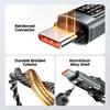 TOOCKI TX111A2 1m PD 100W USB-A To USB-C OLED Digital Display Data Cable Fast Charging Cable with E-Marker Chip for Laptop Phone