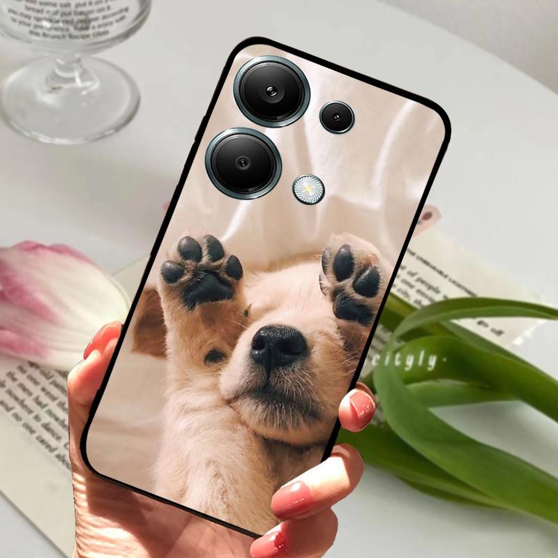 For Xiaomi Poco M6 Pro 4G Case PocoM6 Pro Shockproof Soft TPU Silicone Phone Cover For Poco M6 Pro 4G Funda Capa Cartoon Shells