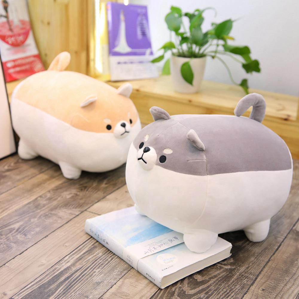 1pc New 40cm Cute Shiba Inu Dog Plush Toy Stuffed Soft Animal Corgi Chai Pillow Christmas Gift For K
