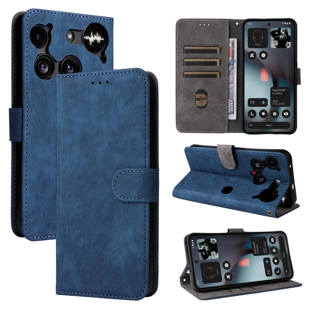 Flip Cover für Nothing Phone 3 PU-Leder Ganzkörperschutz [RFID-Blockierung] Handyhüllen Brieftaschen-Cover