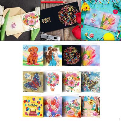 12Pcs Greeting Cards By