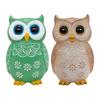 Owl Statue Home Decors Accents Small Animal Sculptures Lovely Owl Figurines for Bedroom Home Gift for Birds Lover