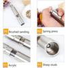 Stainless Steel Manual Salt Pepper Grinder Spice Mill Adjustable Kitchen Tool for Seasoning Sauce Home Grinding Cooking Gadget