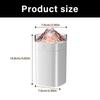 Simulated Flame Essential Oil Diffuser with Light Flame Aromatic Diffuser Aromatic Diffuser for Home Bedroom Office