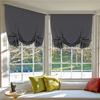 Blackout Roman Shades Curtains Bathroom Window Curtains Tie Up Shade for Small Window, Bathroom Window Treatments, Window Valance Balloon Roman Blind