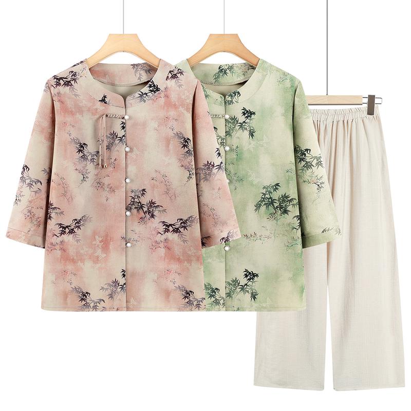 Tang Style Women's Two-Piece Set