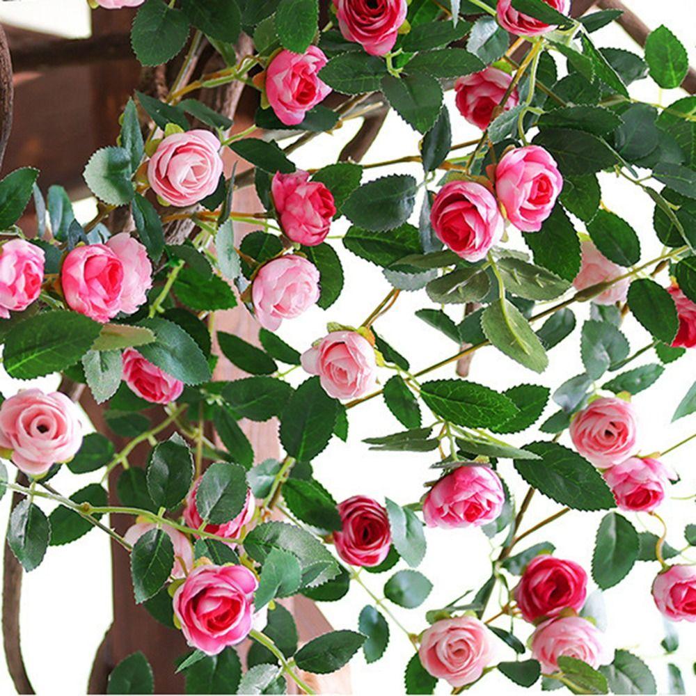 Real Touch Fake Rose Flowers Vine 54/60 Heads Decoration Bouquet Artificial Flower  Balcony Decor