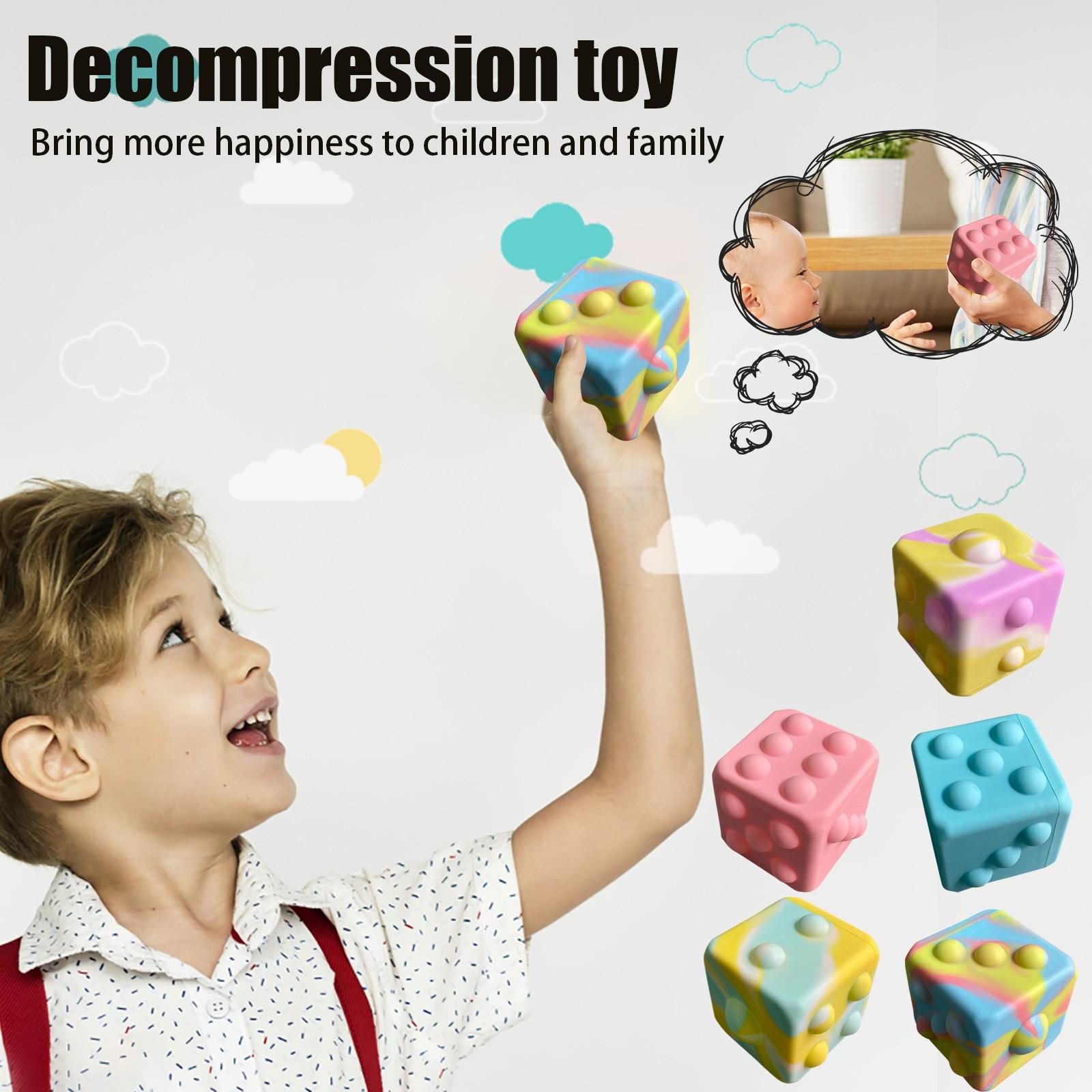 

(H0826)Силиконовая настольная игрушка-головоломка для сенсорной декомпрессии