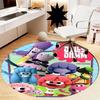 Jelly Jamm Printed Round Rug Carpet Chair Rug Area Rug Entryway Doormats,for Office Chair Living Room Bedroom Kitchen Room.