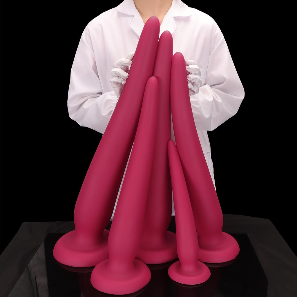 Extra Large Anal Plug Set, Ultra Soft Silicone Deep Butt Plug for Men Women, Adult Couples Toys for Beginner or Advanced BDSM Play