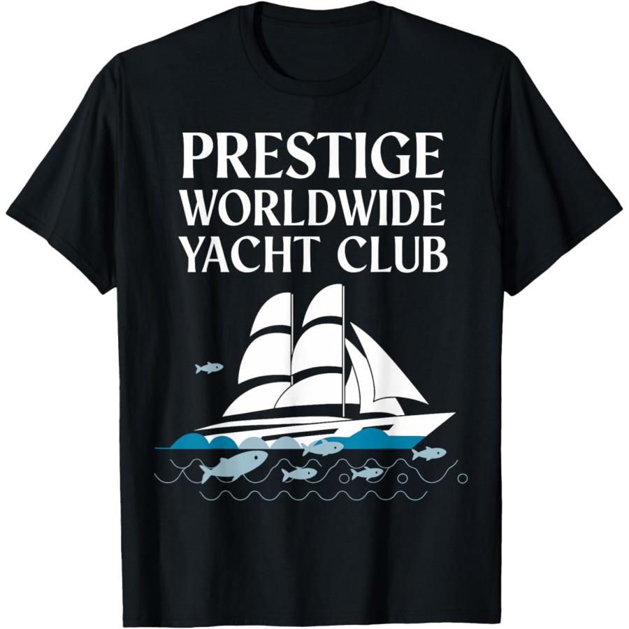 

Prestige Worldwide Yacht Club Nautical Adventure Vibes T-Shirt XXXXXL чёрный