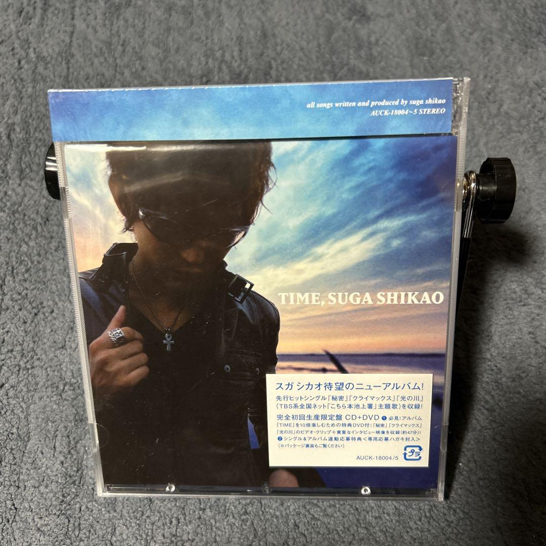 

[USED] Suga Shikao TIME First Press Limited Edition CD+DVD 2004