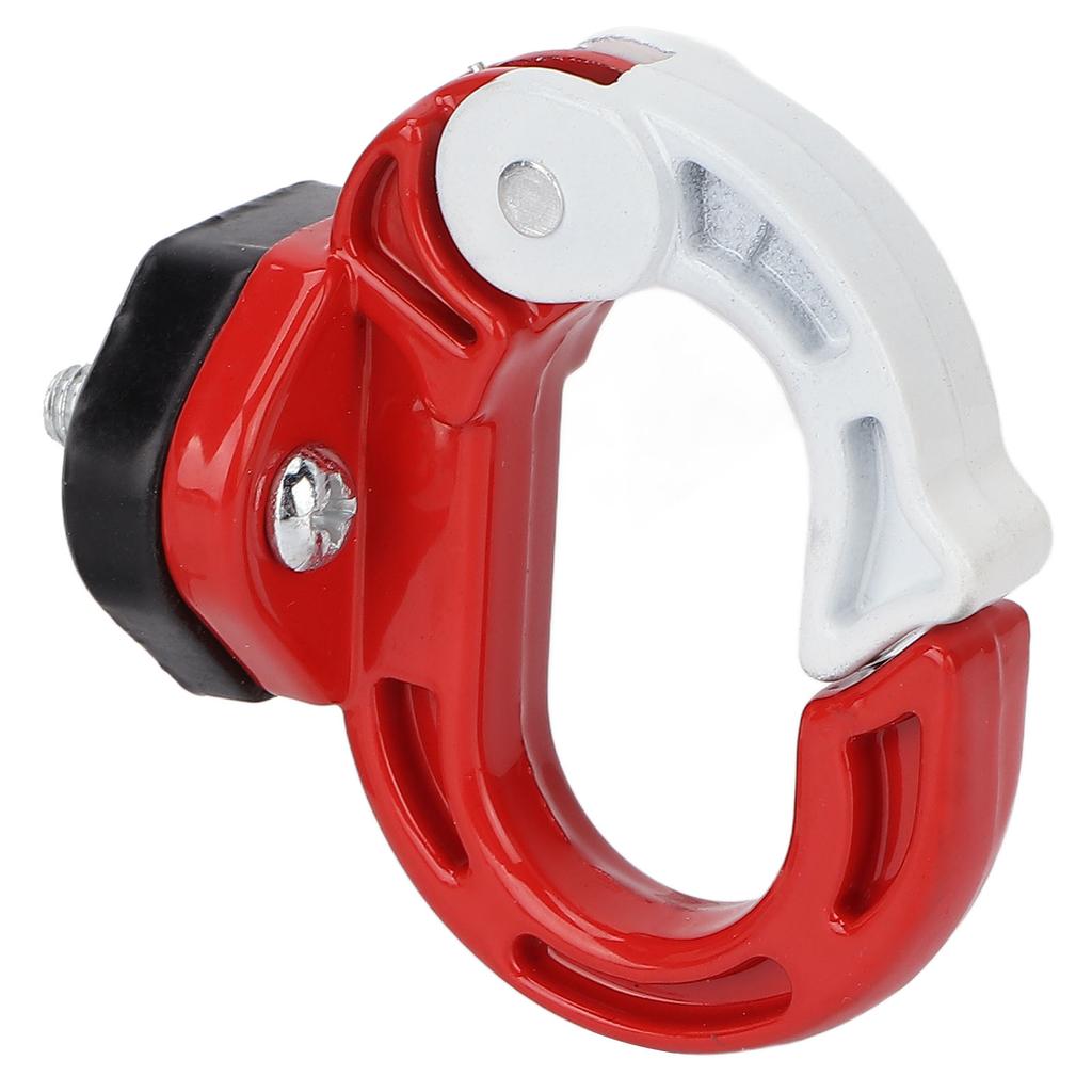 Motorcycle Front Claw    Luggage Helmet Bag Hook Alloy Steel Aluminum 12kg Load Bearing for Electric Scoot (Black White )