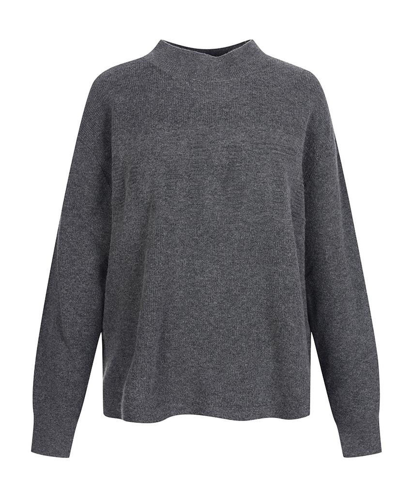 MAREMONTE Big Logo Mock Neck Knit_M231Mkt01P0