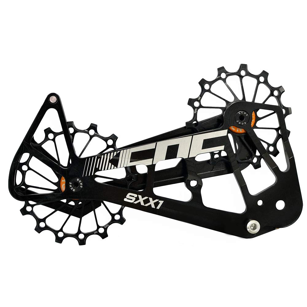 KCNC SXX1 MTB Bicycle Oversized Pulley Wheel Cage OSPW For SRAM SK2102 Eagle, Black, KOT39-003,