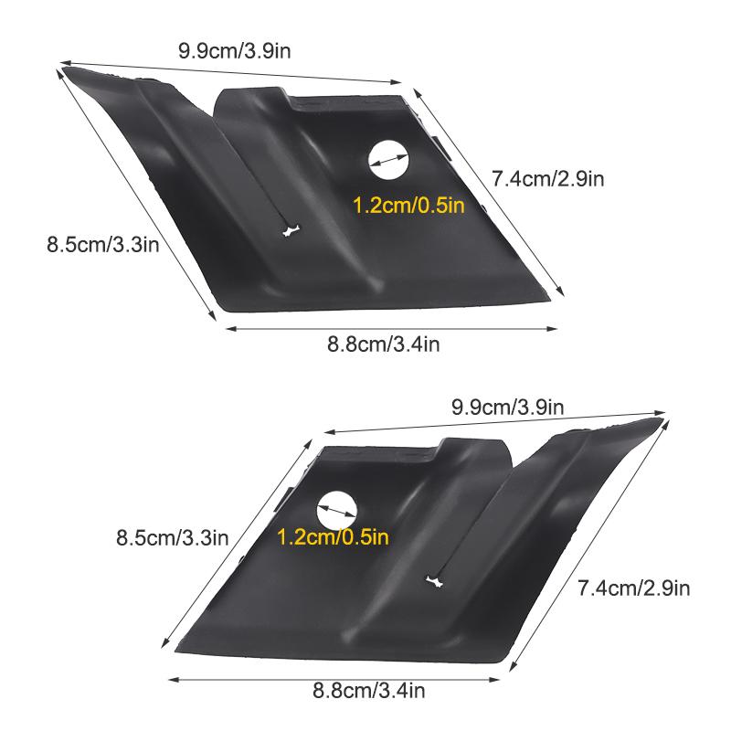Front Left&Right Bonnet Hinge Cover For Ford Transit MK7 2006 2008 2009 2010 2011 2012 2013 1433665 1433666 Car Accessories
