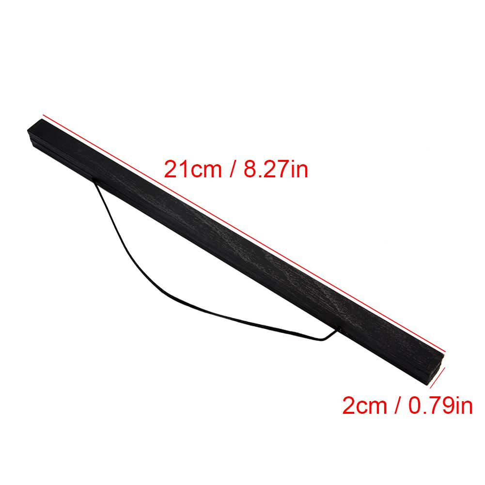 Modern Magnetic Sawdust Photo Picture Frame DIY Poster Scroll Prints Artwork Hanger Black Color