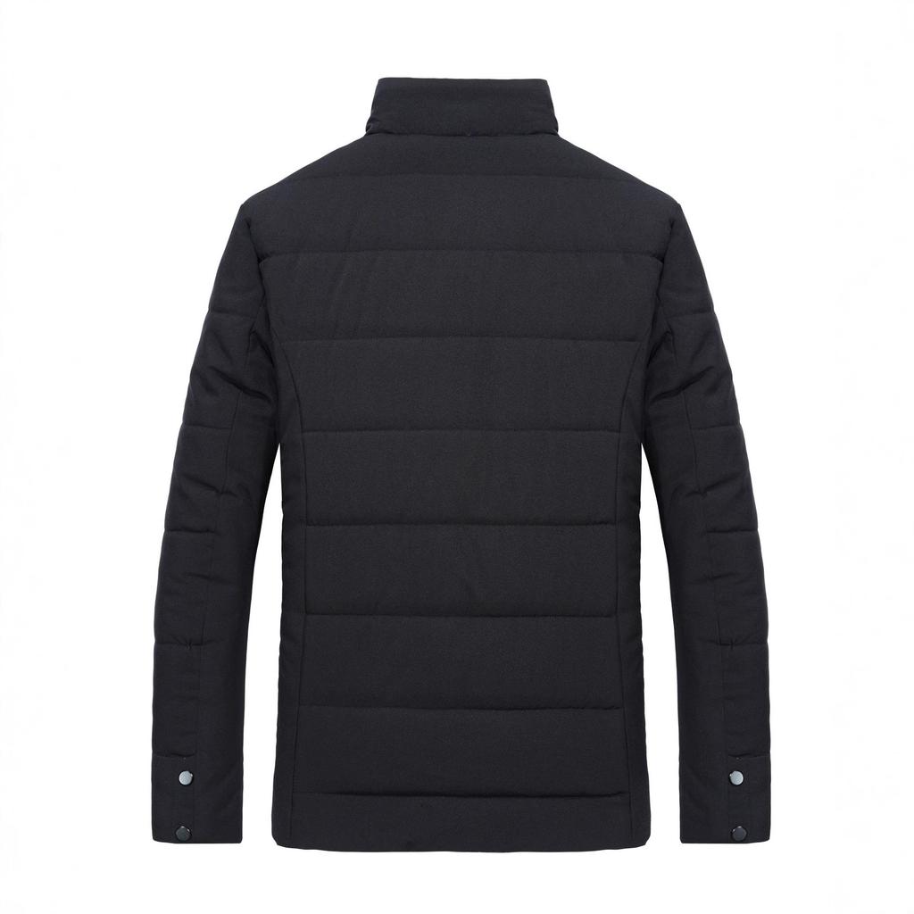 Cotton-padded Jacket Plus Velvet Thickened Dad's Business Cotton-padded Jacket