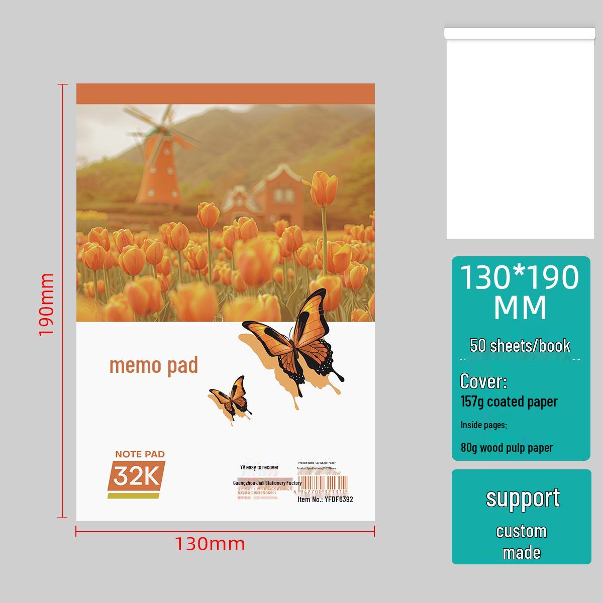 Thick Tearable Draft Paper for Postgraduate Exams: Math Memo Pad, White Note Book 50 sheets