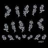 3D Nail Art Transfer Stickers 30 Sheets Flower Decals Manicure Decoration Tip