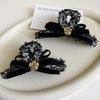 Camellia Style Fabric Hair Clip - Elegant Autumn/Winter Headdress