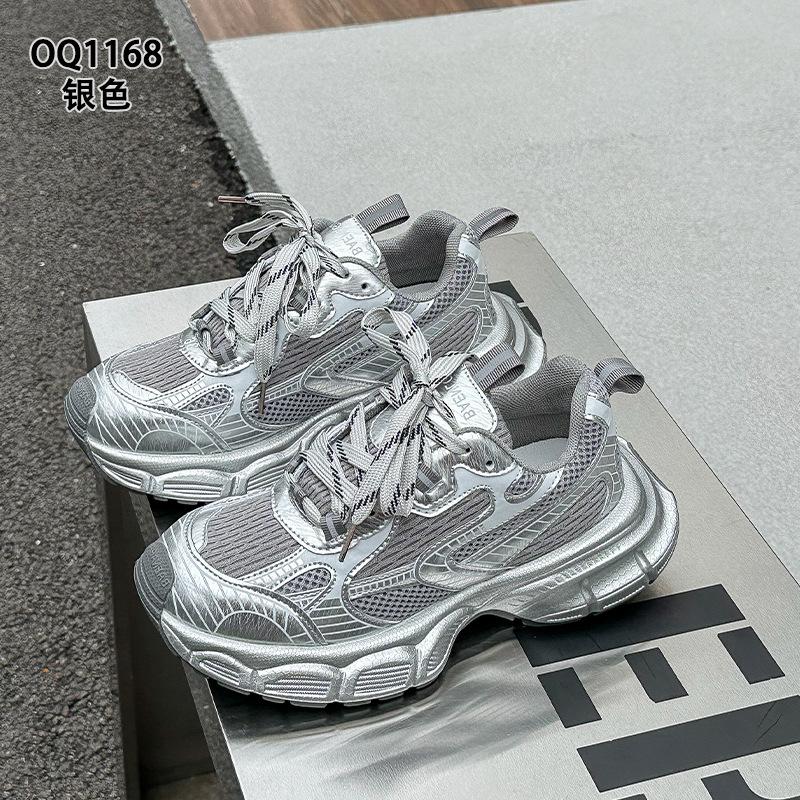 Daddy shoes red spring and autumn new lace-up ins trendy casual European super fire sports shoes