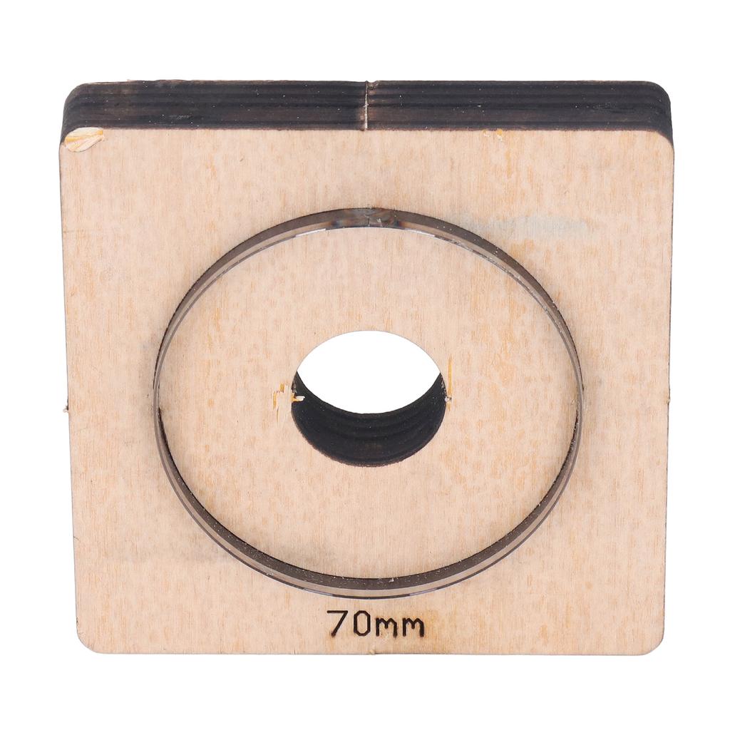 Skórzana Wykrojnik Okrągły Kształt Wykrawacz Ręczny Narzędzie do Rzemiosła Średnica 70mm do Papieru Gumy