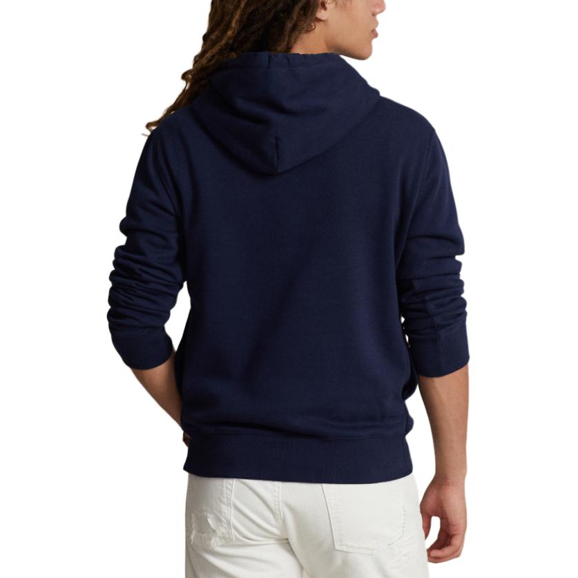 Polo Ralph Lauren Ss24 Beer Letter Patroon Hooded Lange Mouw Sweatshirt Heren sweatshirt Marineblauw MNPOKNI16823449-410